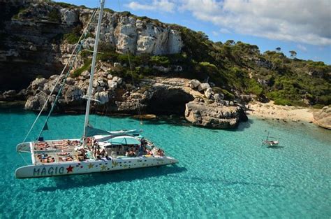 Explore the crystal-clear waters of Mallorca on a magic catamaran